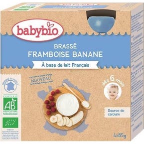 Babybio Gourde Brasse Framb/Banane B 6M