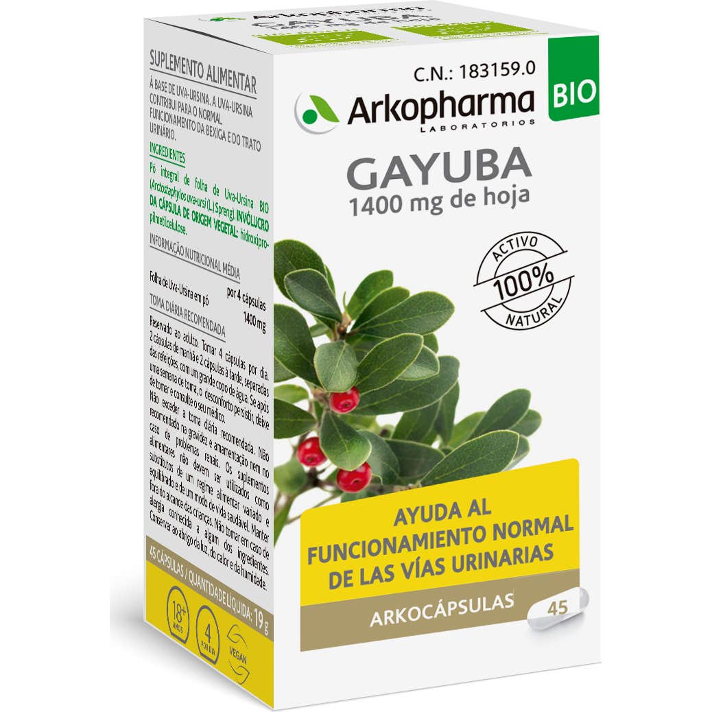 Arkopharma Arkogélules Busserole 45 Gélules