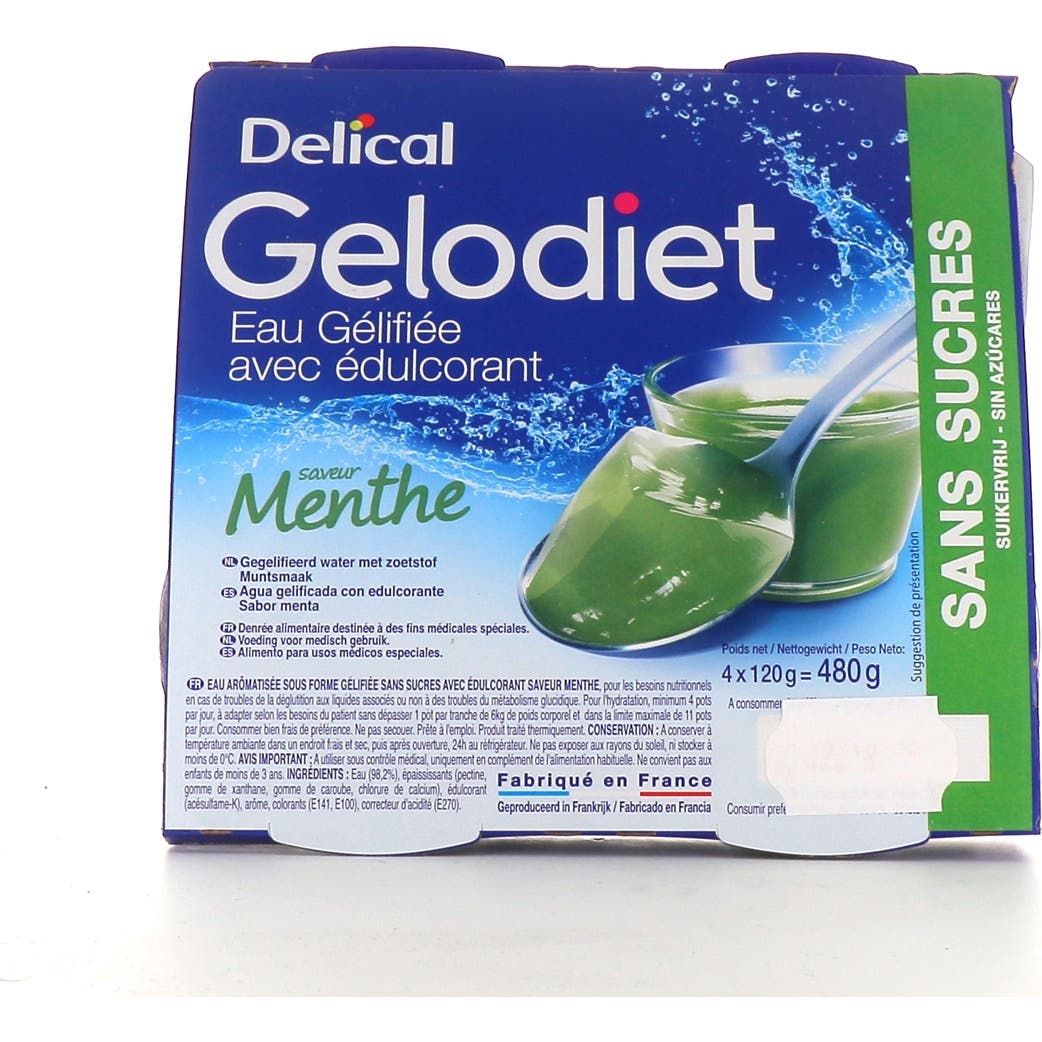 Delical Gelodiet Eau S/S Ment 4X120
