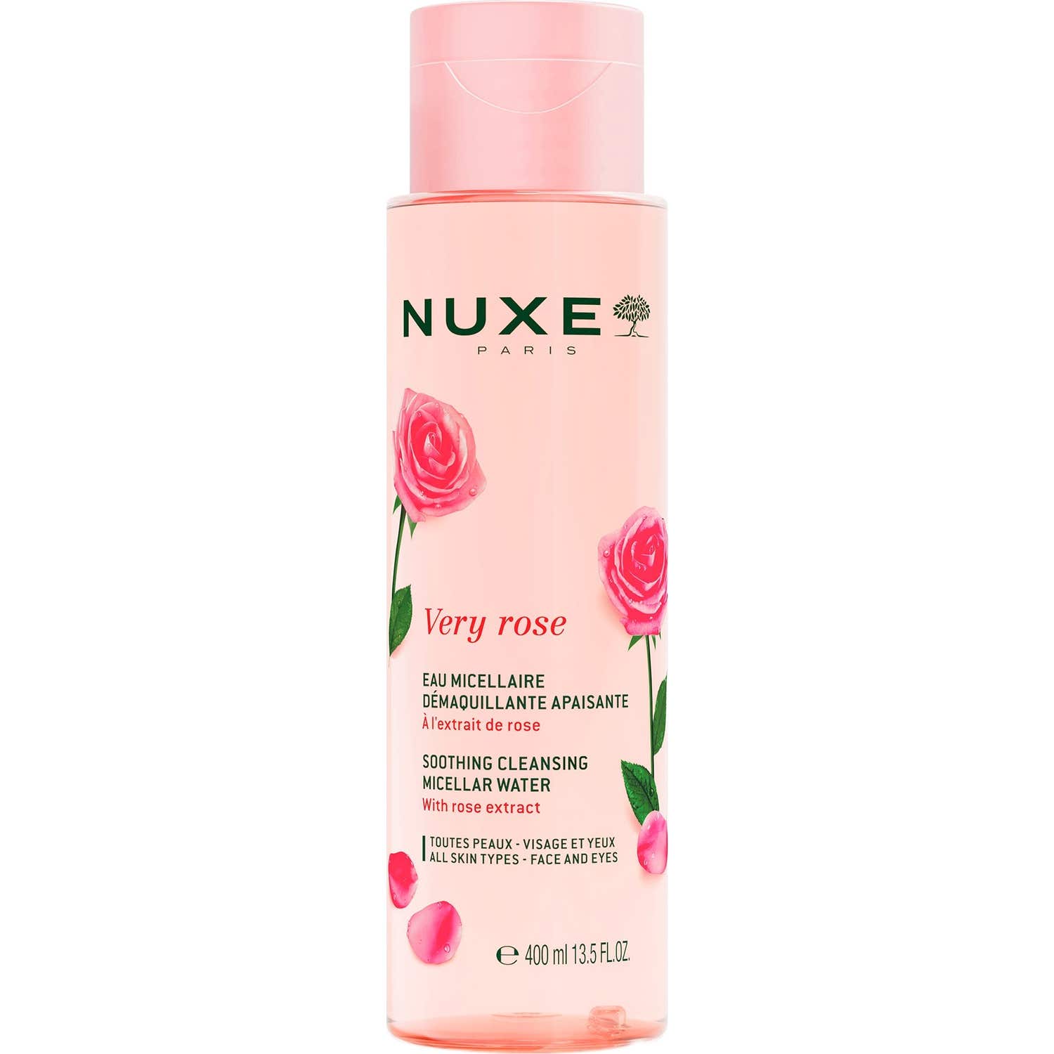 Nuxe Very Rose Eau Micellaire Démaquillante Apaisante 400ml