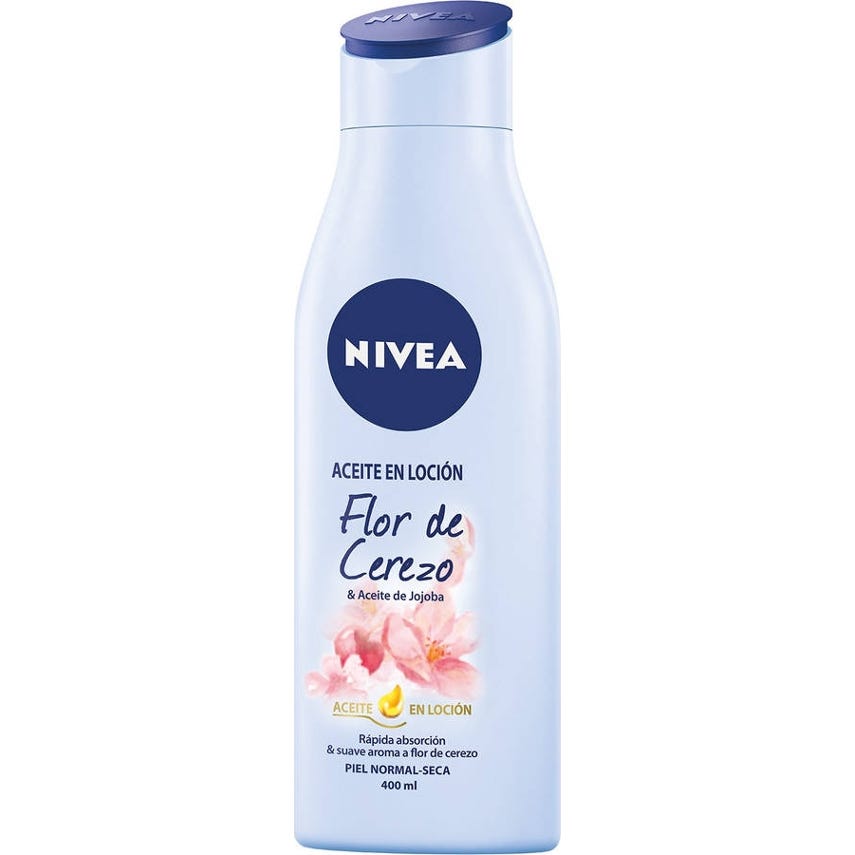 Nivea Aceite Locion Flor Cerezo Jojoba 400ml