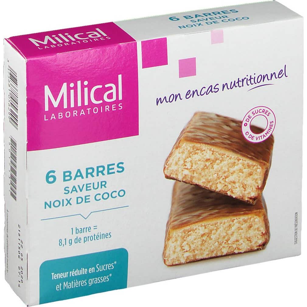 Milical Barre Hyperprotéinée Coco