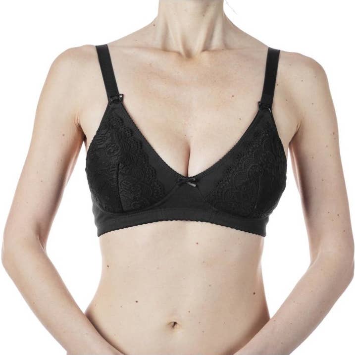 Chicco Allaitement Soutien Gorge Coton Noir Taille 4D 1 Unité