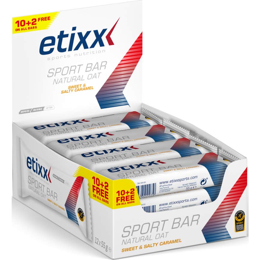 Etixx Barre d'avoine sucrée et salée 12x50g