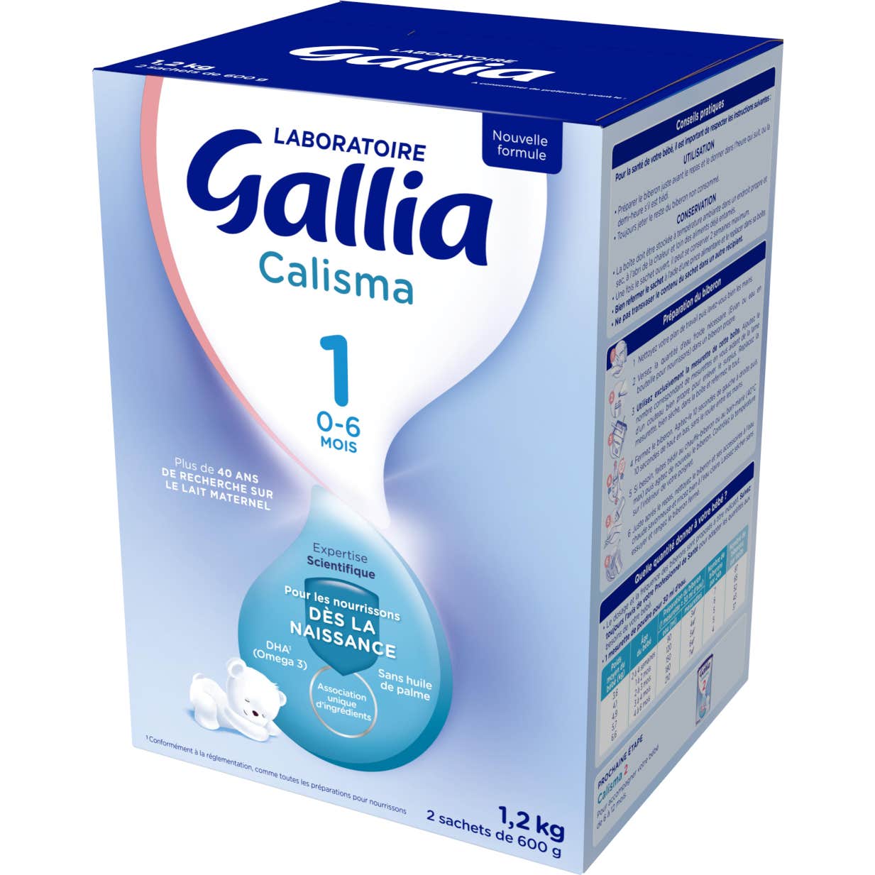 Gallia Calisma 1 Lait En Poudre 1,2Kg