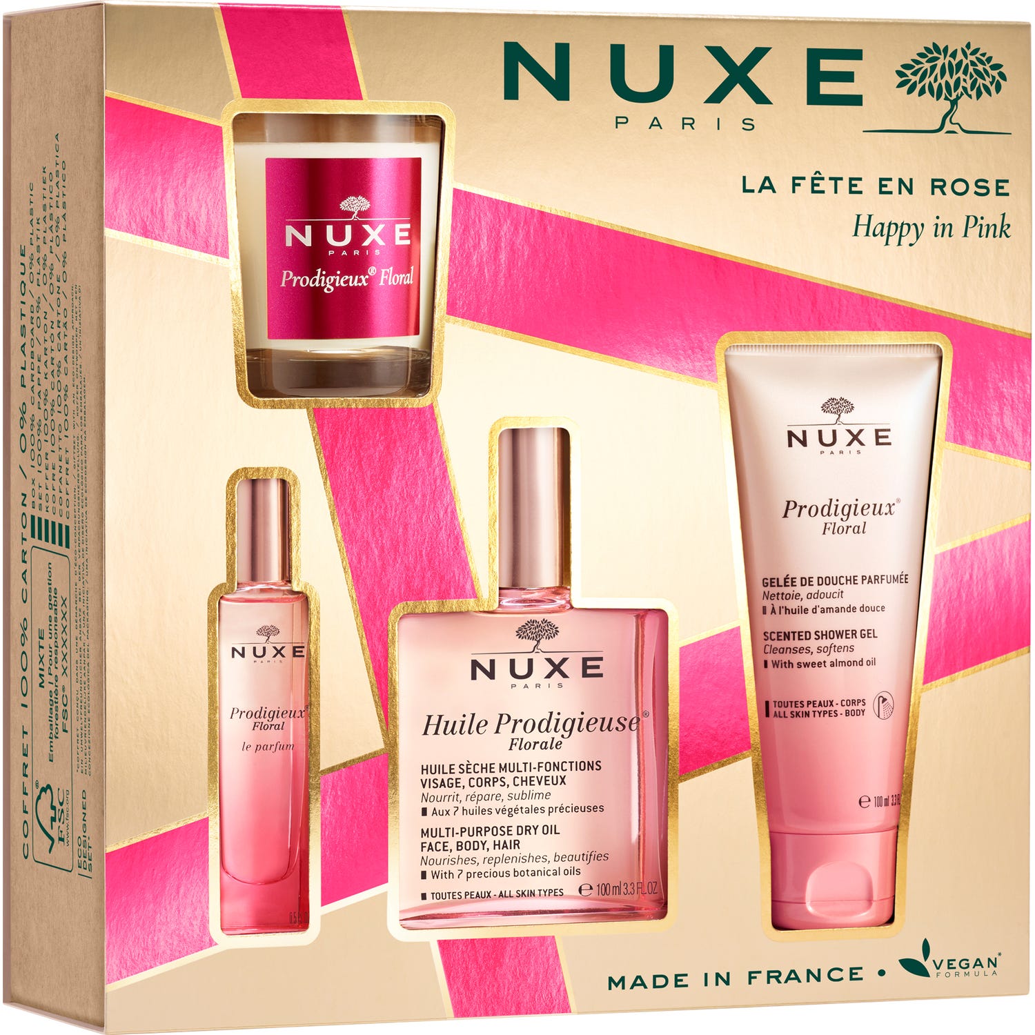 Nuxe Coffret La Fête En Rose 4 Unités 2023