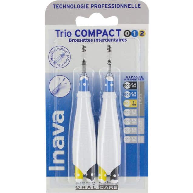Inava Trio Compac Brossett 0/1/2 Blist/6