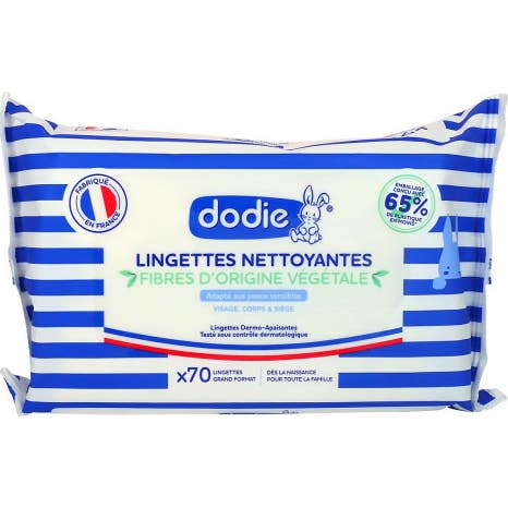 Dodie Lingettes Nettoyantes 70uts