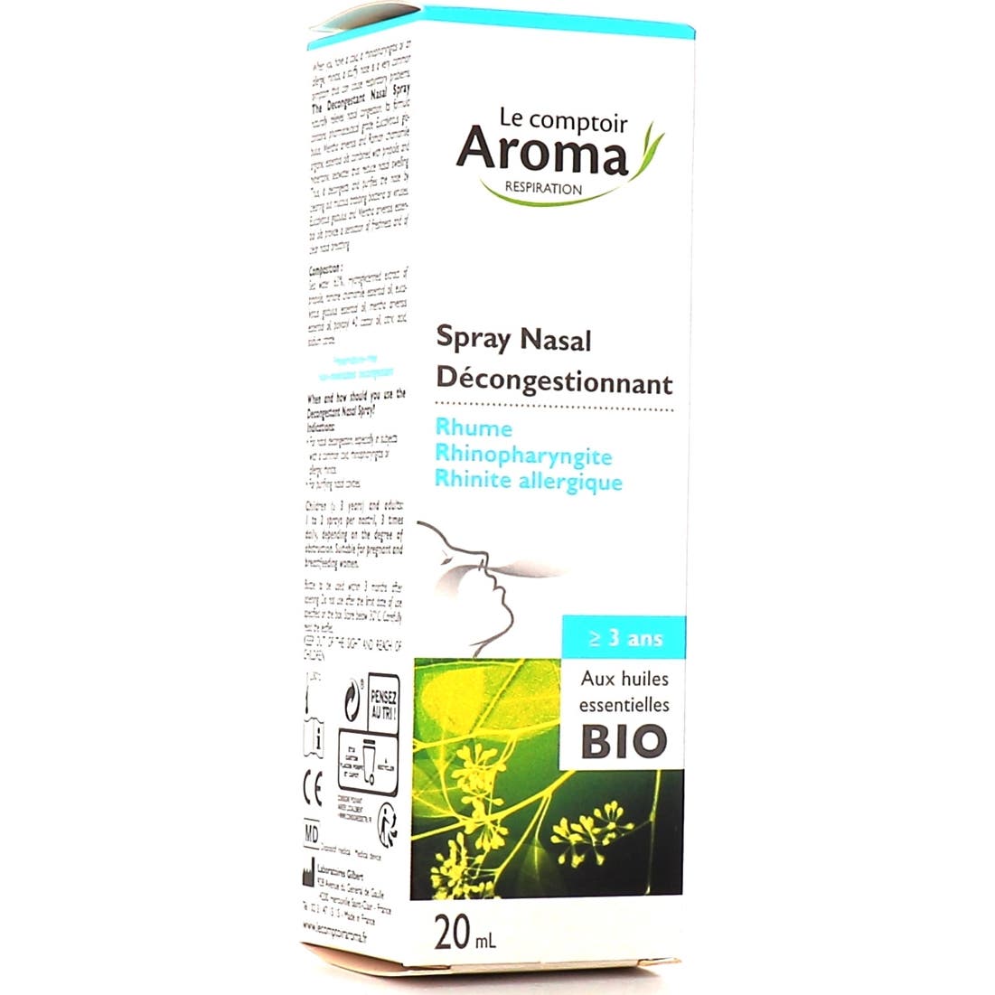 Le Comptoir Aroma Spray nasal Décongestionnant 20ml