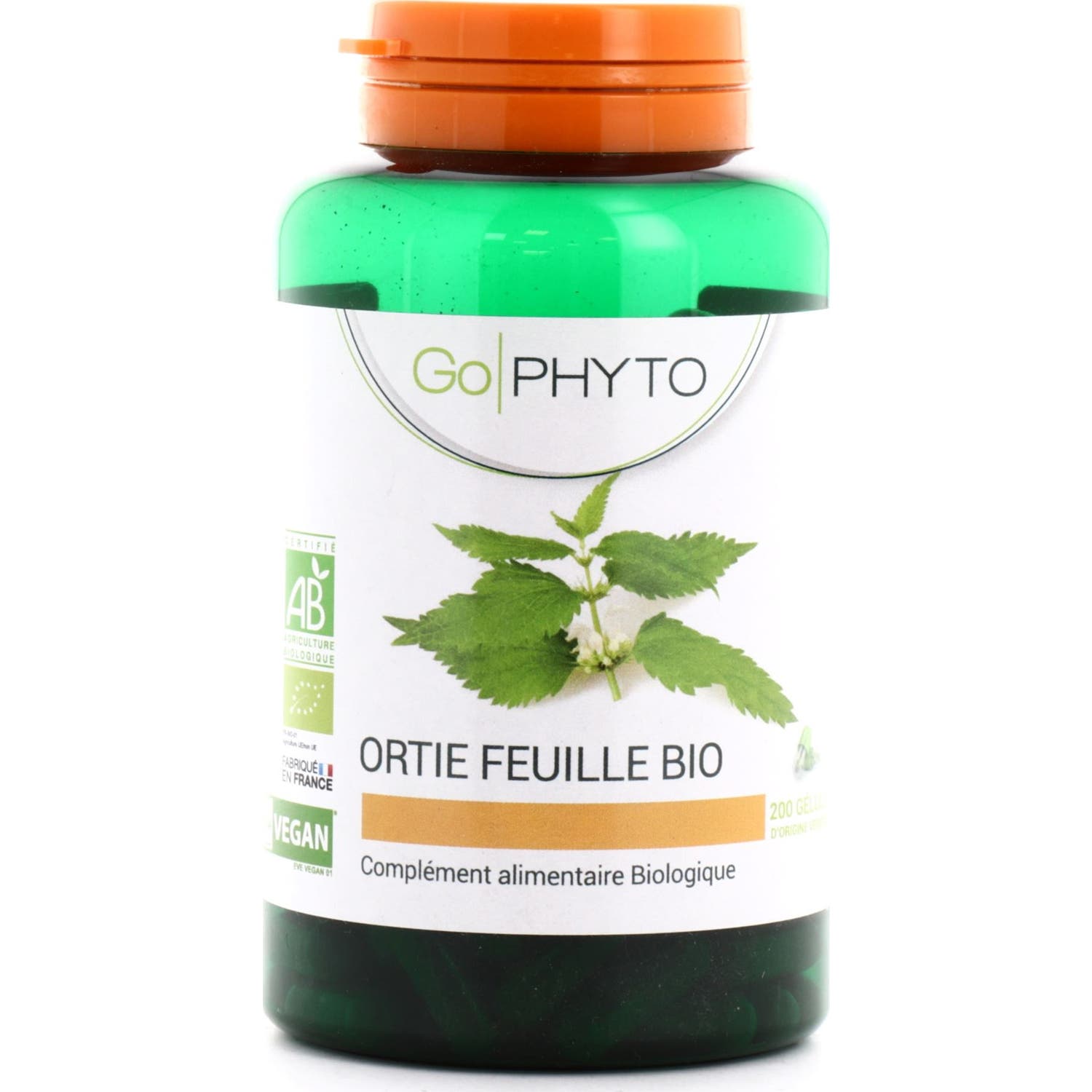 Go Phyto Ortie Feuille Bio 200 Gélules