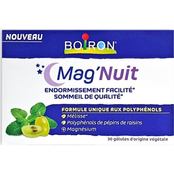 Boiron Mag Nuit Complemént Alimentaire 30caps