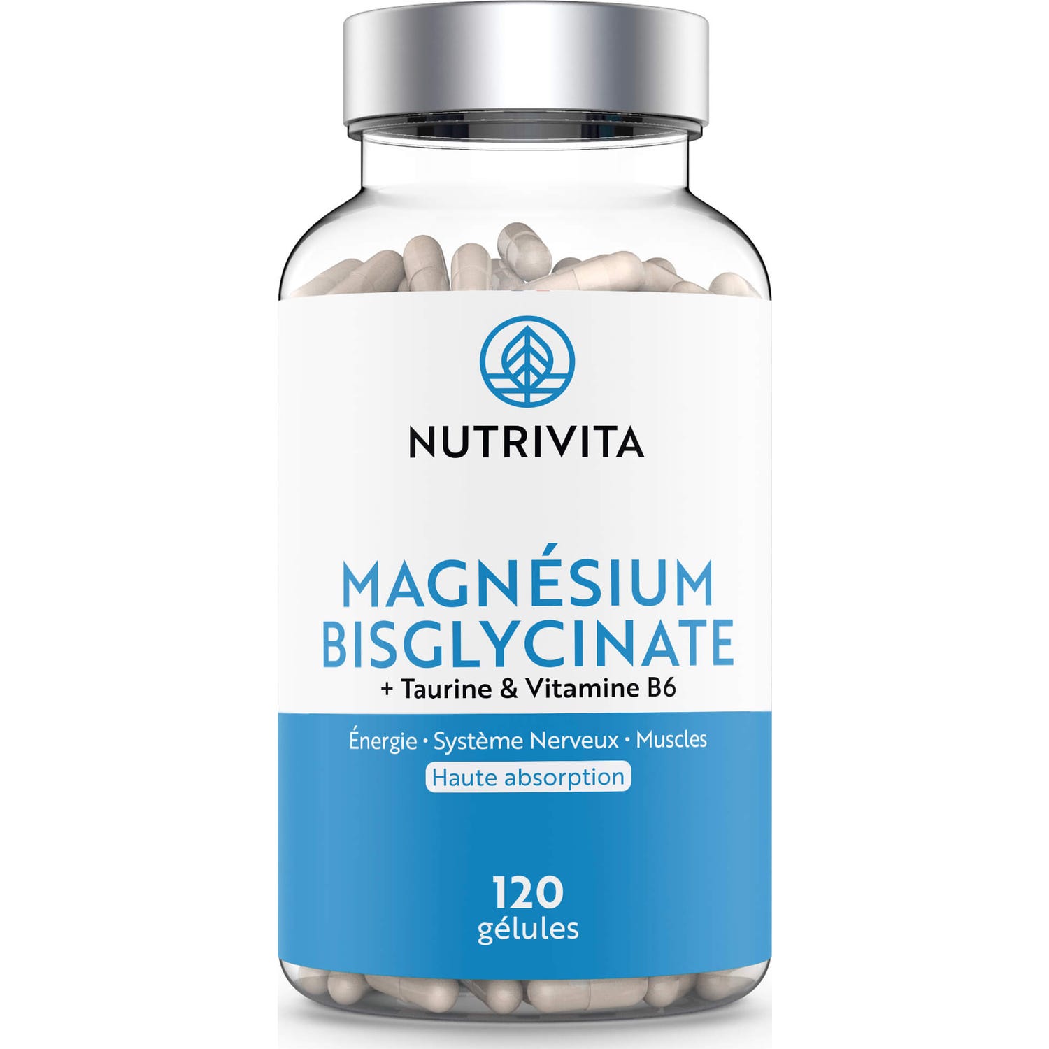 Nutrivita Magnésium Bisglycinate 120 Gélules