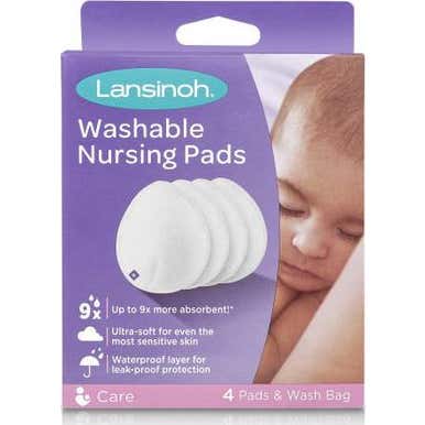 Lansinoh Washable Nursing Pads 4uds