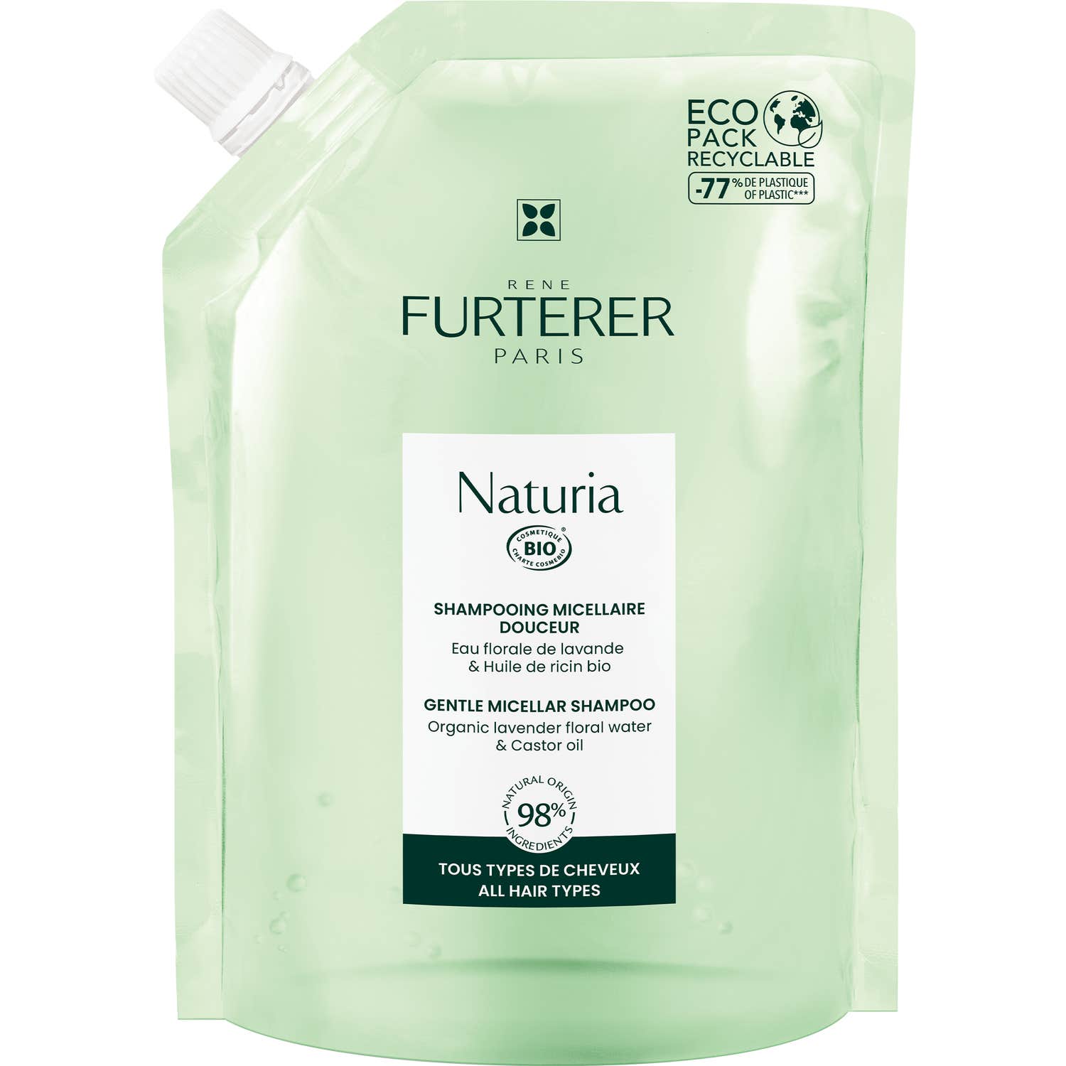 René Furterer Naturia Shampooing Micellaire Douceur Recharge 400ml