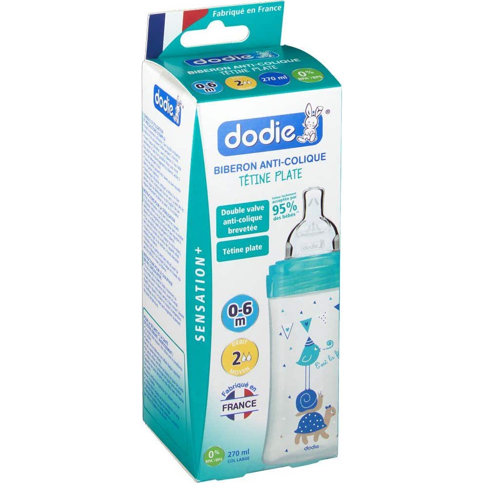Dodie Sensation+ Biberon Lagoon Chat 0-6M 270ml