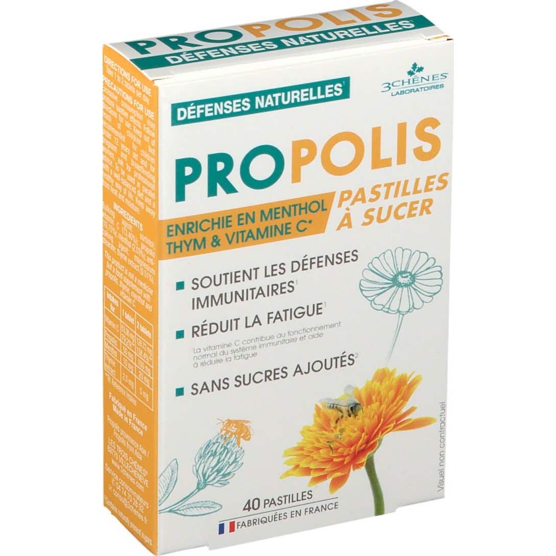 3 Chênes Propolis Pastilles À Sucer