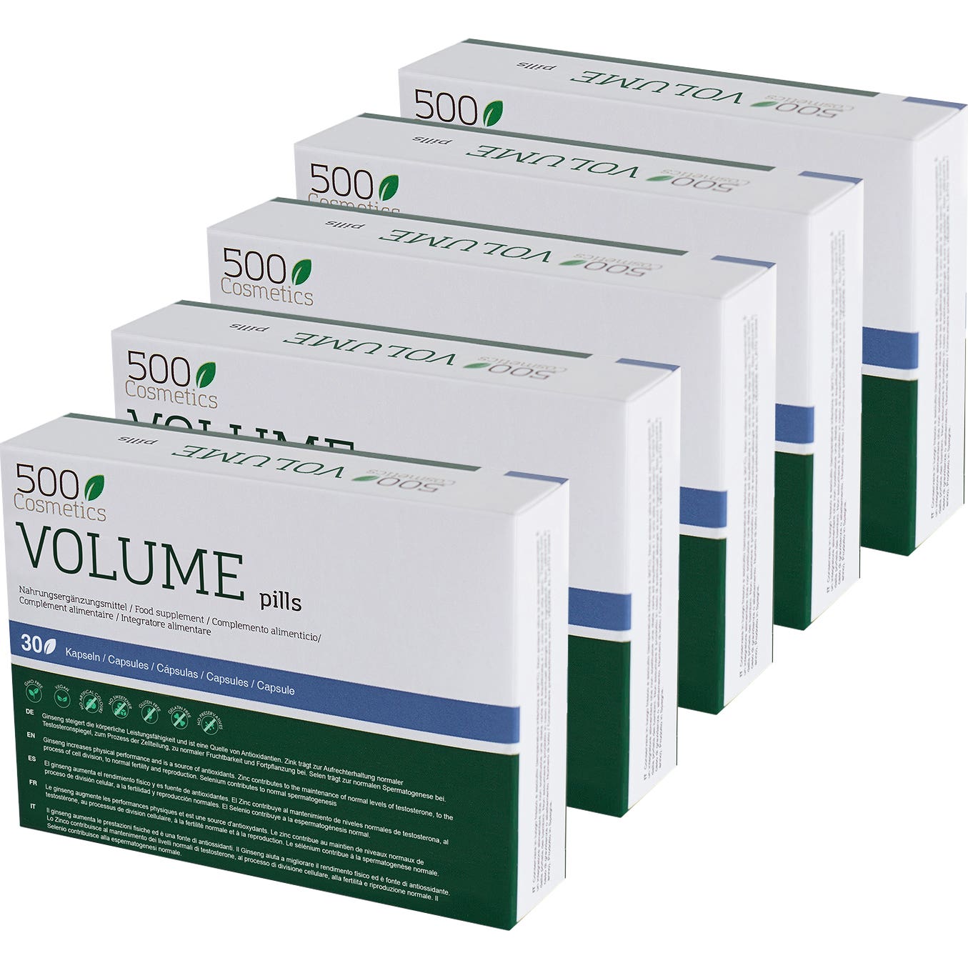 500Cosmétiques Femme 30 Comprimés x5