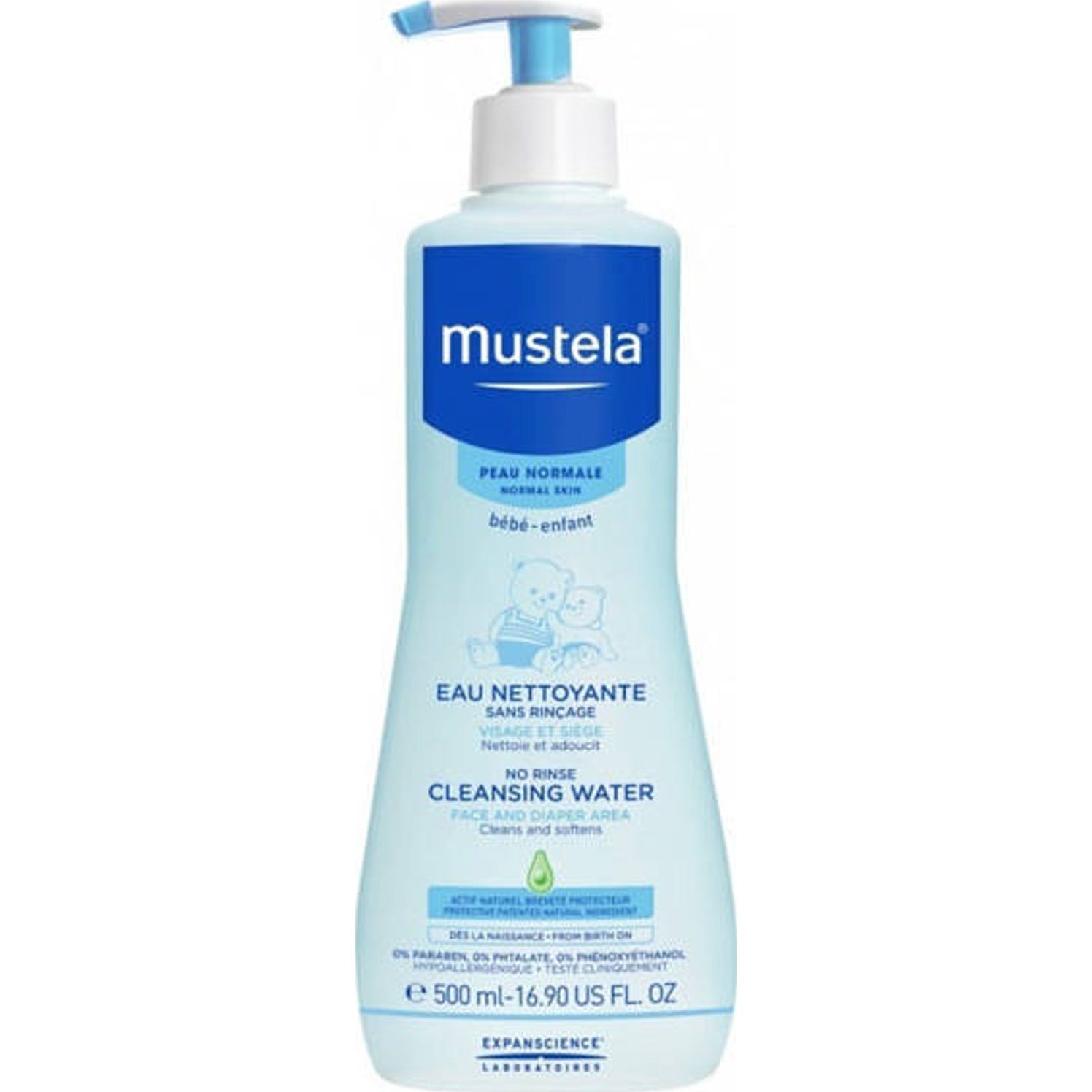 Mustela Eau Nettoyante Sans Rinçage 500ml