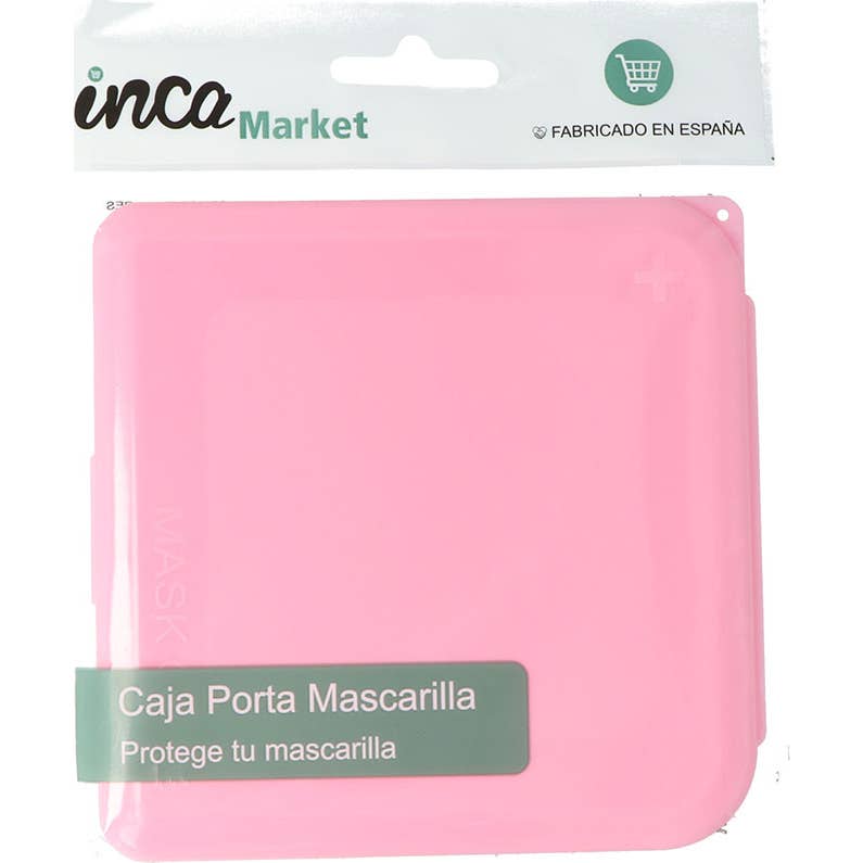 Inca Farma Boîte porte-masque couleur rose 1pc