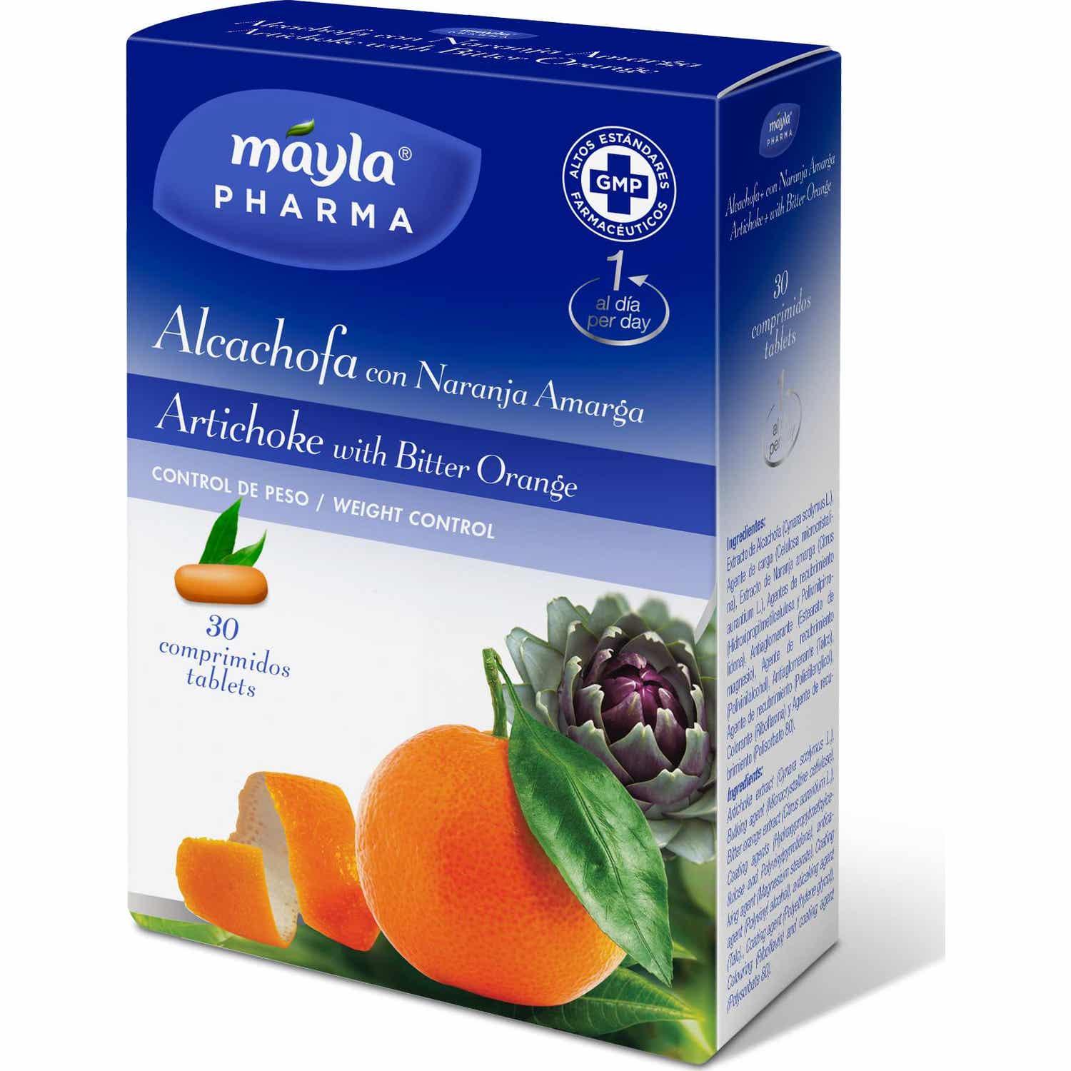 Mayla artichaut à l'orange amère 30comp