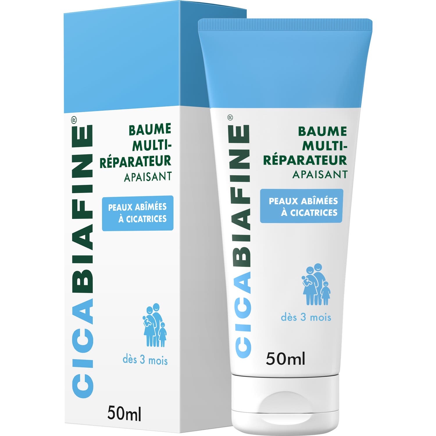 Biafine Cicabiafine Baume Multi-Réparateur Apaisant 50ml