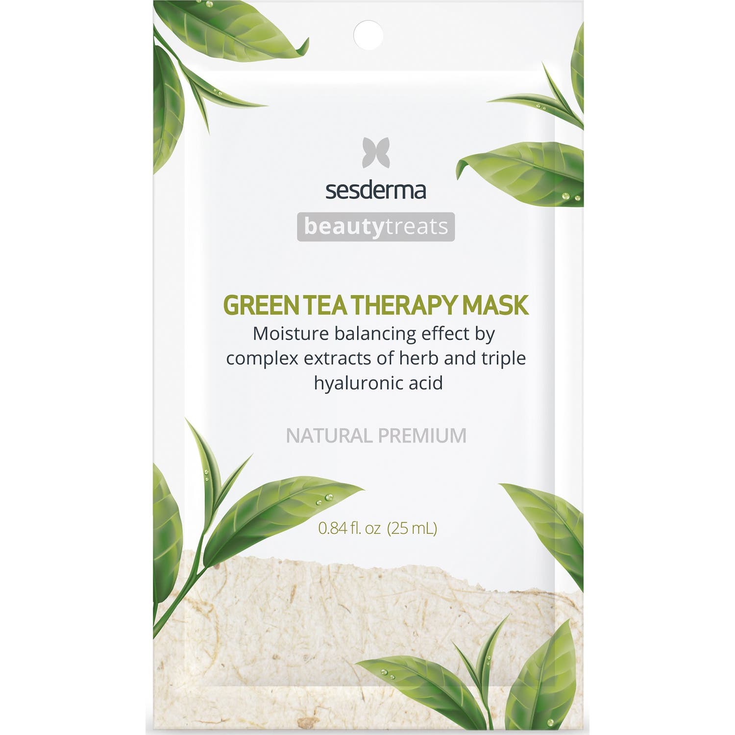 Sesderma Beautytreats Masque thérapeutique au thé vert 25 ml