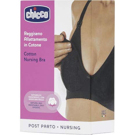 Chicco Soutien Gorge d'Allaitement Coton Noir Taille 6C 1 Unité