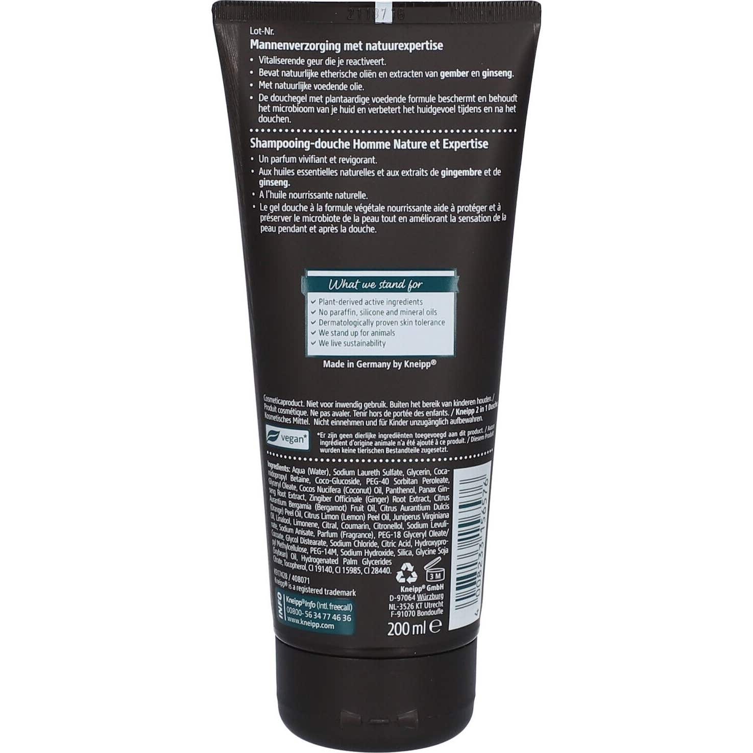 Kneipp Gel Douche Homme 2 en 1 Boost Kneipp Gel Douche Homme 2 en 1 Boost