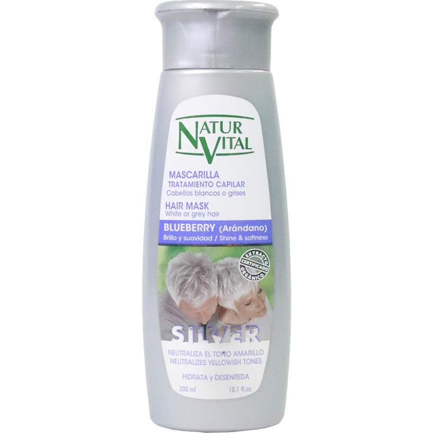 Naturvital Masque Capillaire Argenté 300 Ml - Image 2