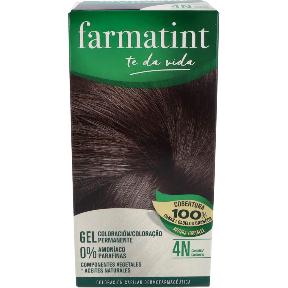 Farmatint Gel de Coloration 4N Châtain 135 ml