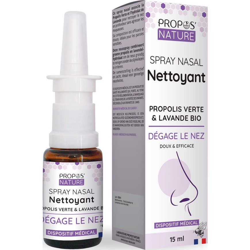 Propos'Nature Spray Nasal Bio Propolis Verte & Lavande 15 ml