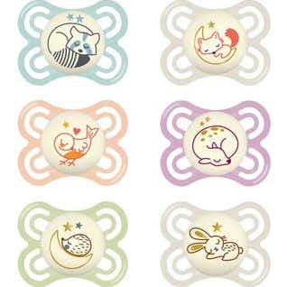 Mam Sucette Perfect Nuit 0-6Mois Lot De 2