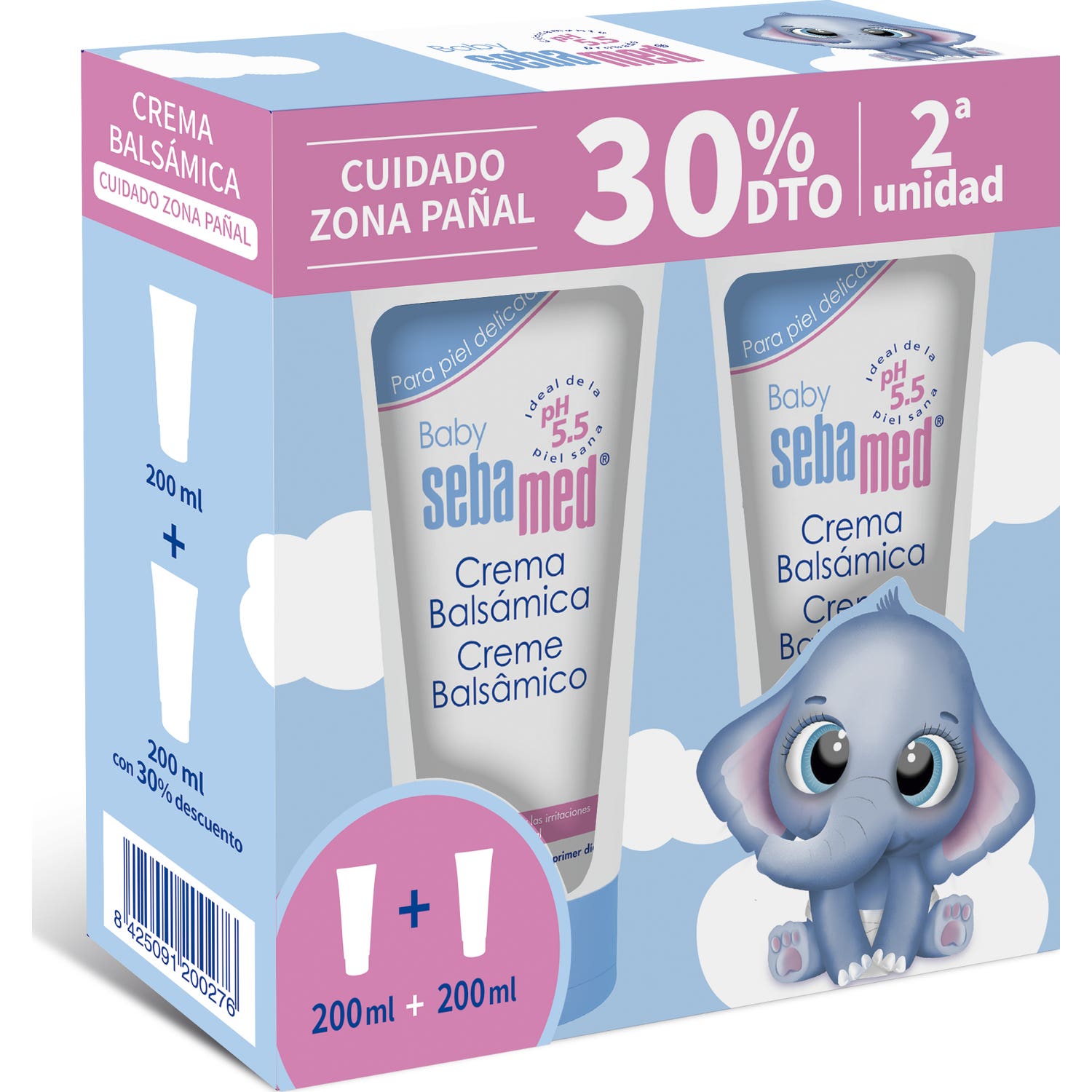 Sebamed Pack Crema Balsámica 2x200ml