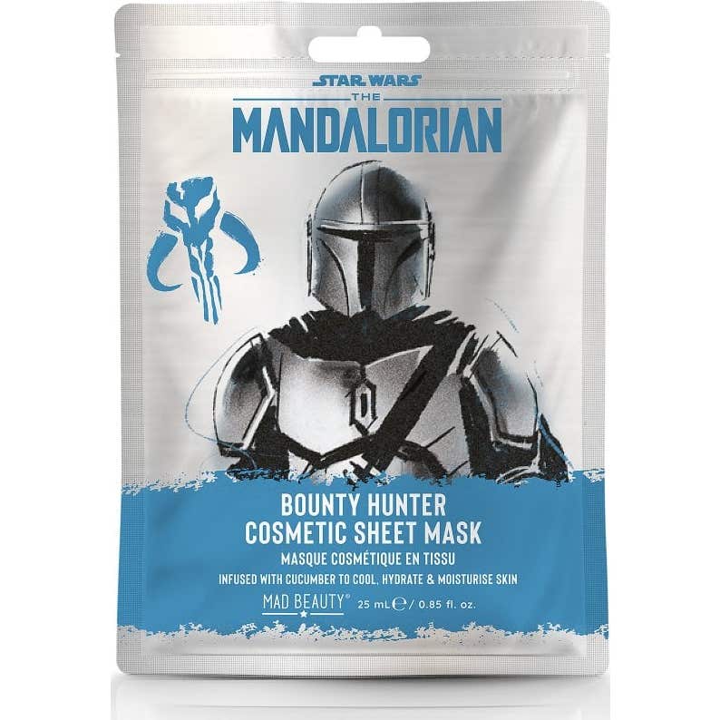 Mad Beauty Mandalorian Silver Cosmetic Sheet Mask 25ml