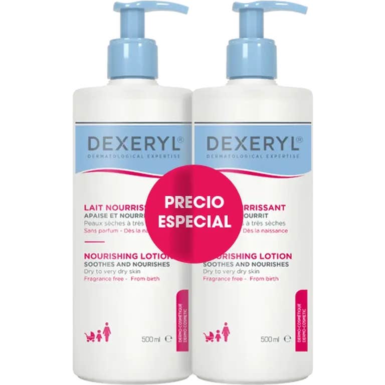 Dexeryl Lait Nourrissant 2x500ml