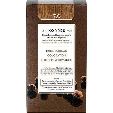 Korres Coloration Permanente Huile D'Argan Blond 7.0