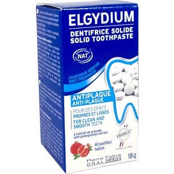 Elgydium Anti Plaque Solid Toothpaste 60comp