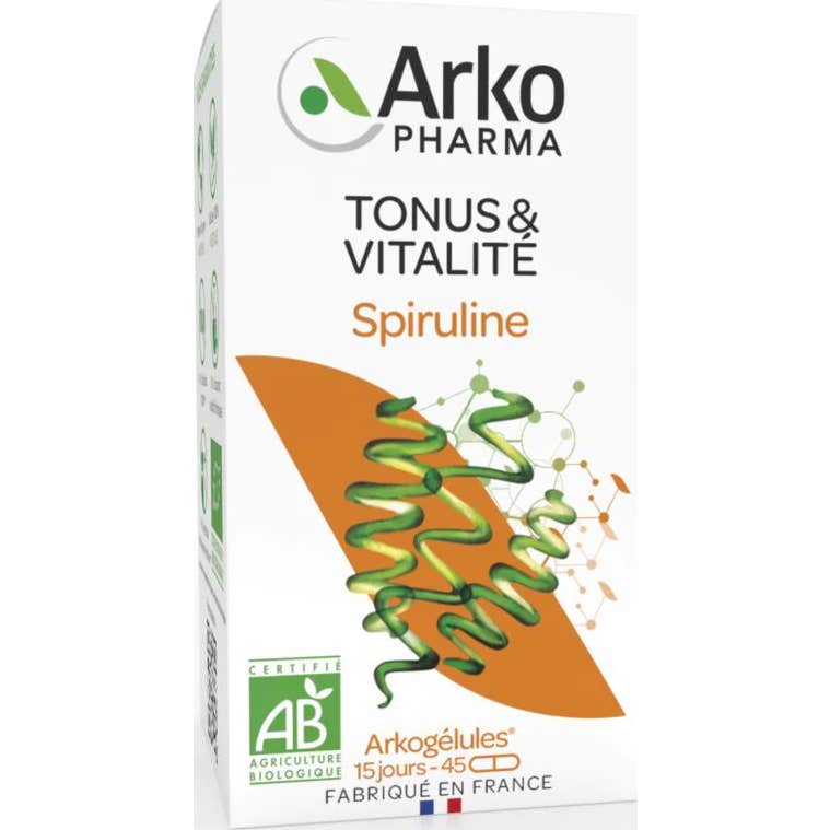 Arkopharma Arkogélules Spiruline BIO 45 gélules