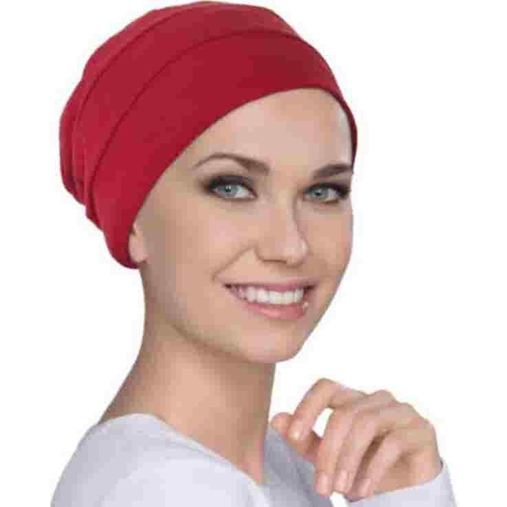 Ellen Wille Tala Bonnet Coton Dark Red 1 Unité