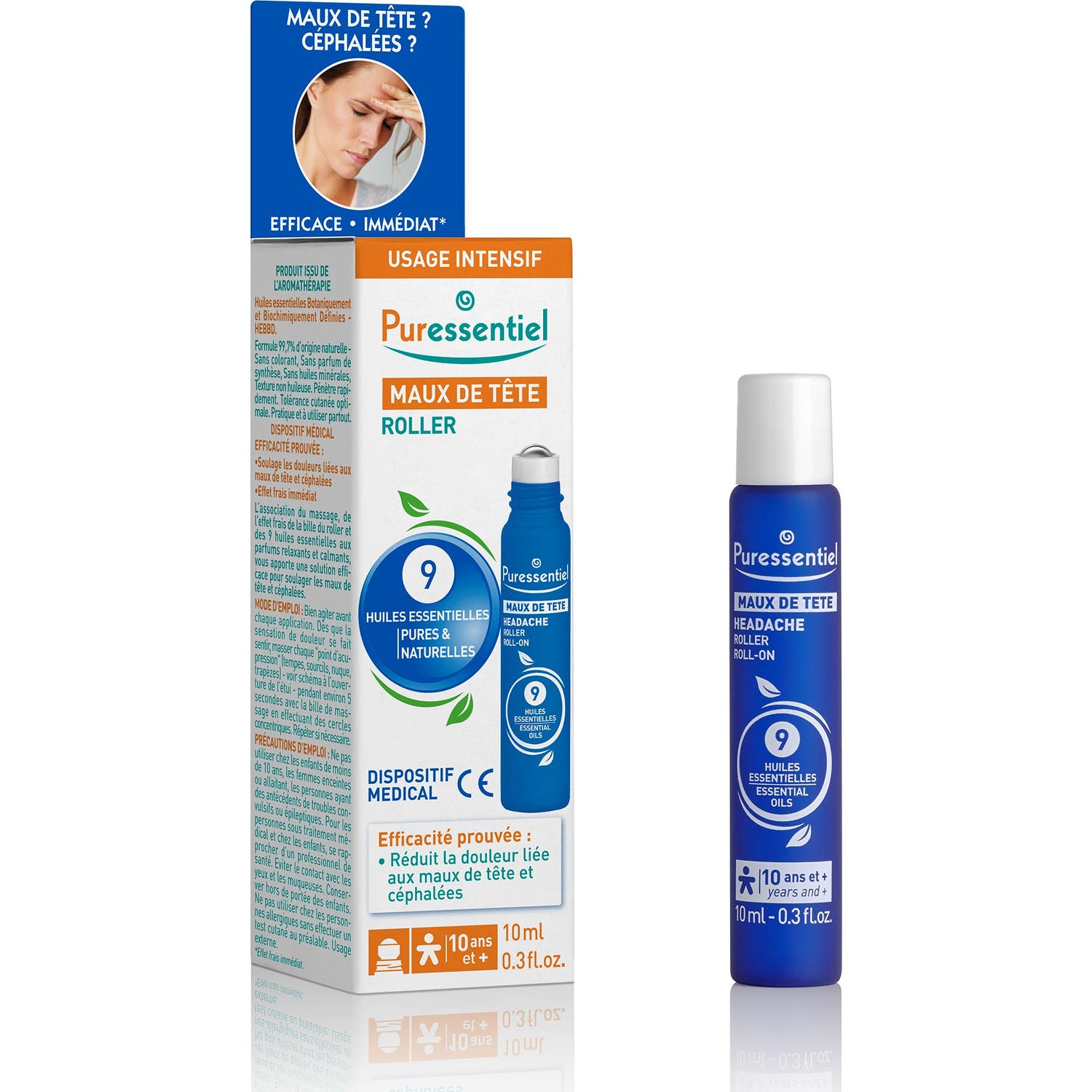 Puressentiel Roller Maux de Tête 10ml