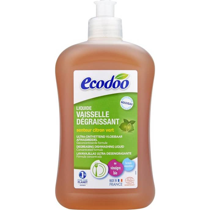 Vert Dégraissant Pour Lave-Vaisselle Ecodoo Lemon Green Eco 750Ml