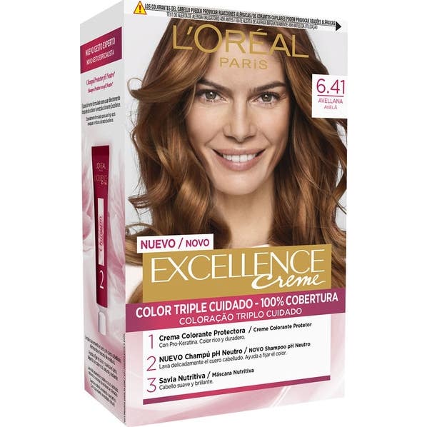 L'Oreal Set Excellence Creme Hair Color 641 Hazelnut