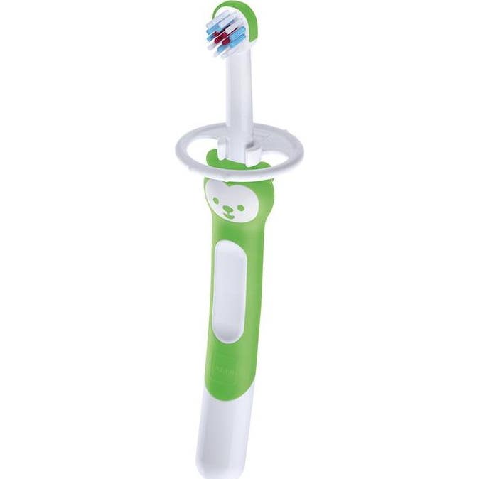 Brosse à dents pour bébés Mam Apprentissage Brosse de formation 5+M Vert 1 U