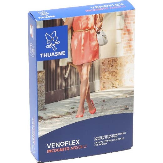 Thuasne Venoflex 2 Incognito Absolu Chaussette Doré 1N 1 Paire