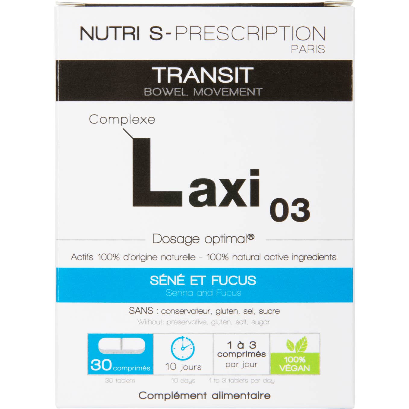 Nutriprescription Laxi-03 Transit 30 Comprimés