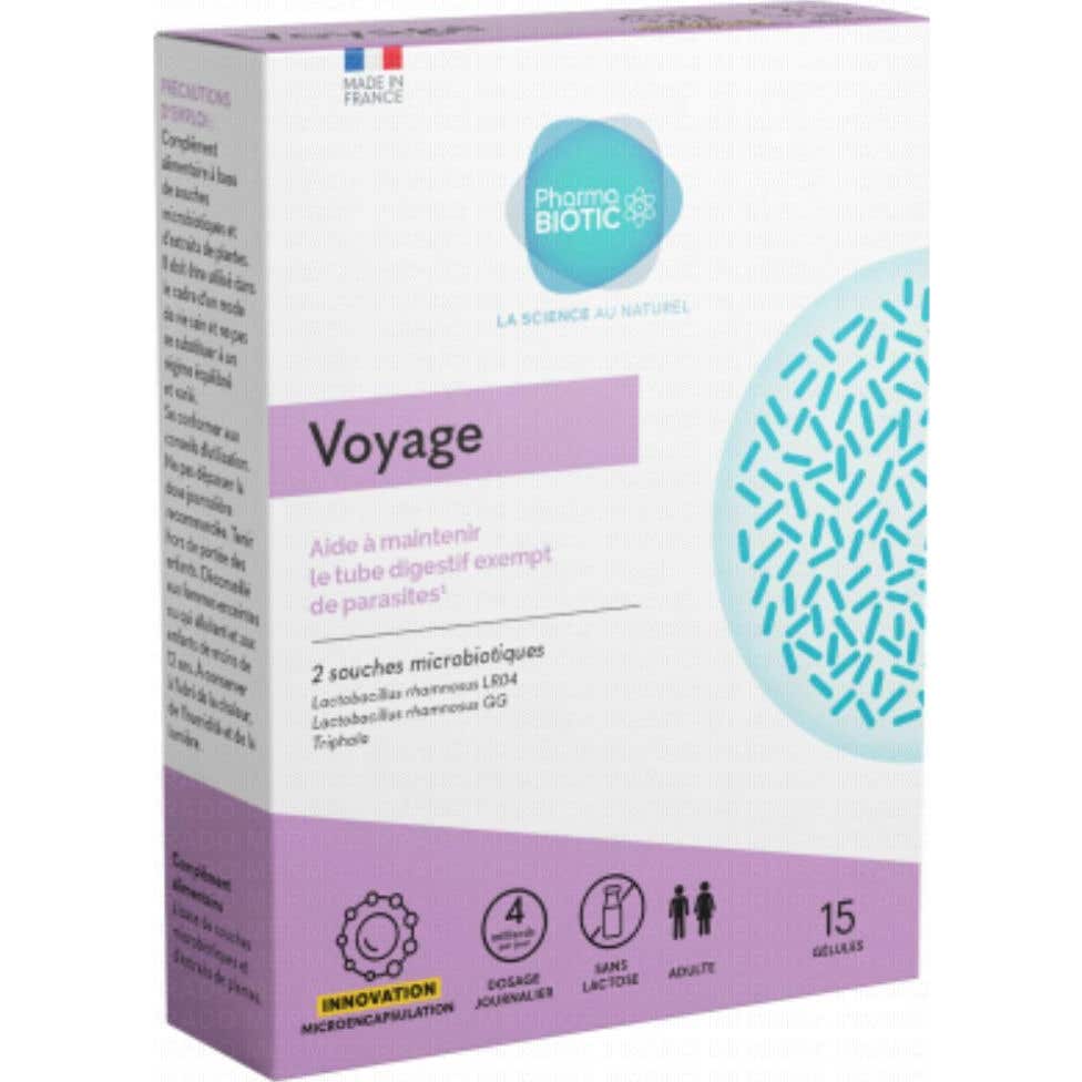 Pharmascience Pharmabiotic Voyage 15 Gélules