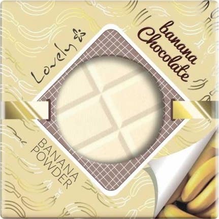 Lovely Chocolate Powder Banana Compact Powder 9g