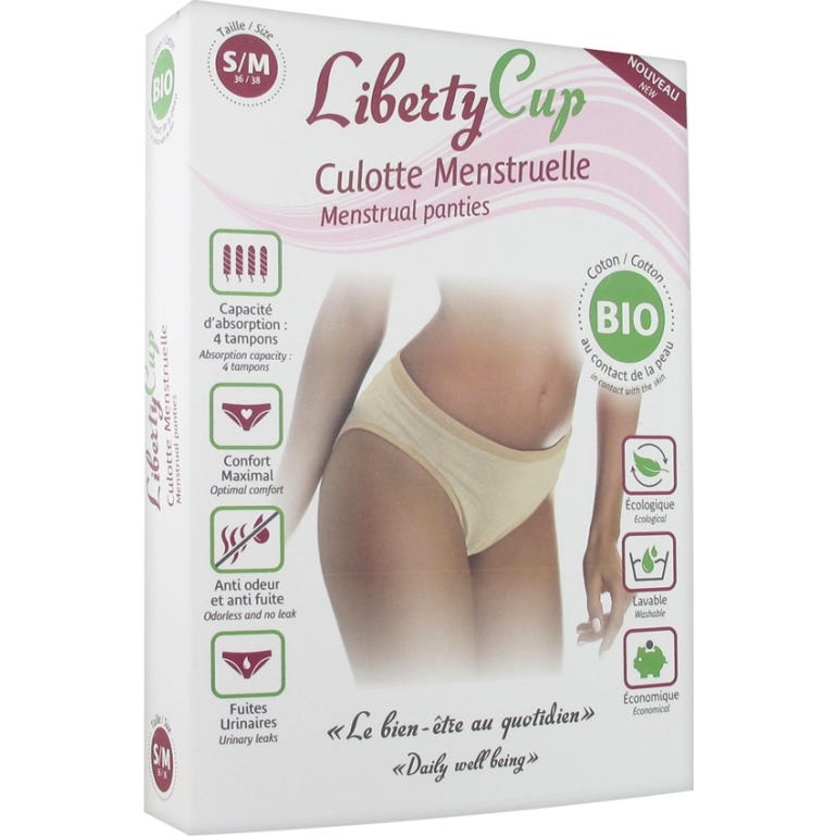 Liberty Cup Culotte Menstruelle Chair Taille S/M 1 Unité