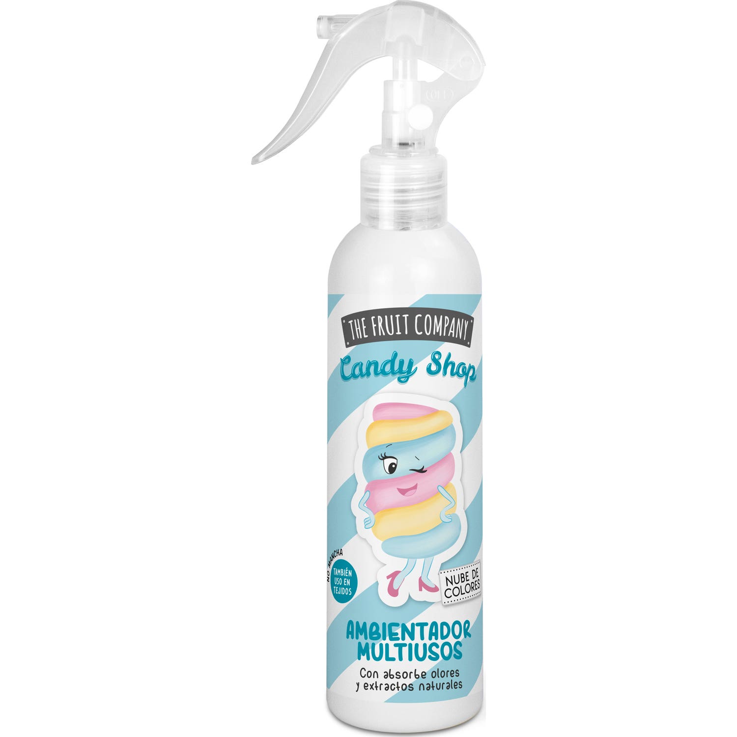 The Fruit Company Candy Shop Spray Désodorisant Nuage Coloré 200ml