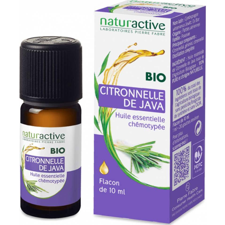 Naturactive Huile Essentielle Bio Citronnelle De Java 10ml
